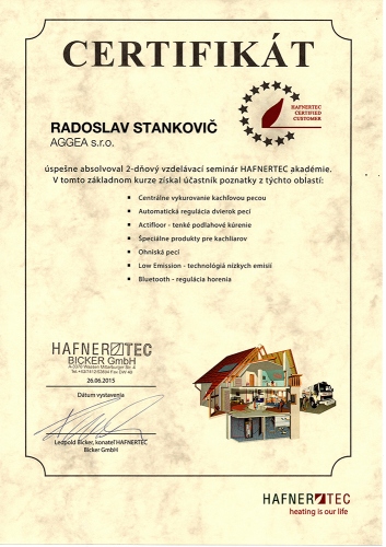 Certifikáty a osvedčenia